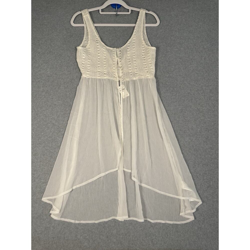 Hollister Swimsuit Cover Up Shear Button Top Lacey New With Tags Size Small